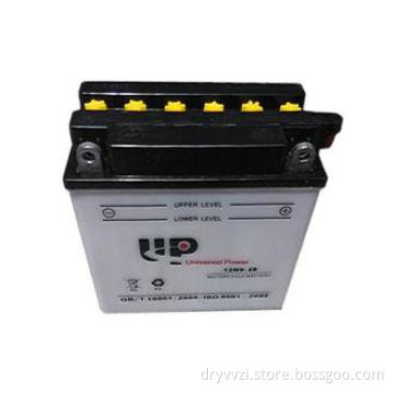 High Performance 12N9-4B-1 Dry Cell Motorcycle Battery 12v